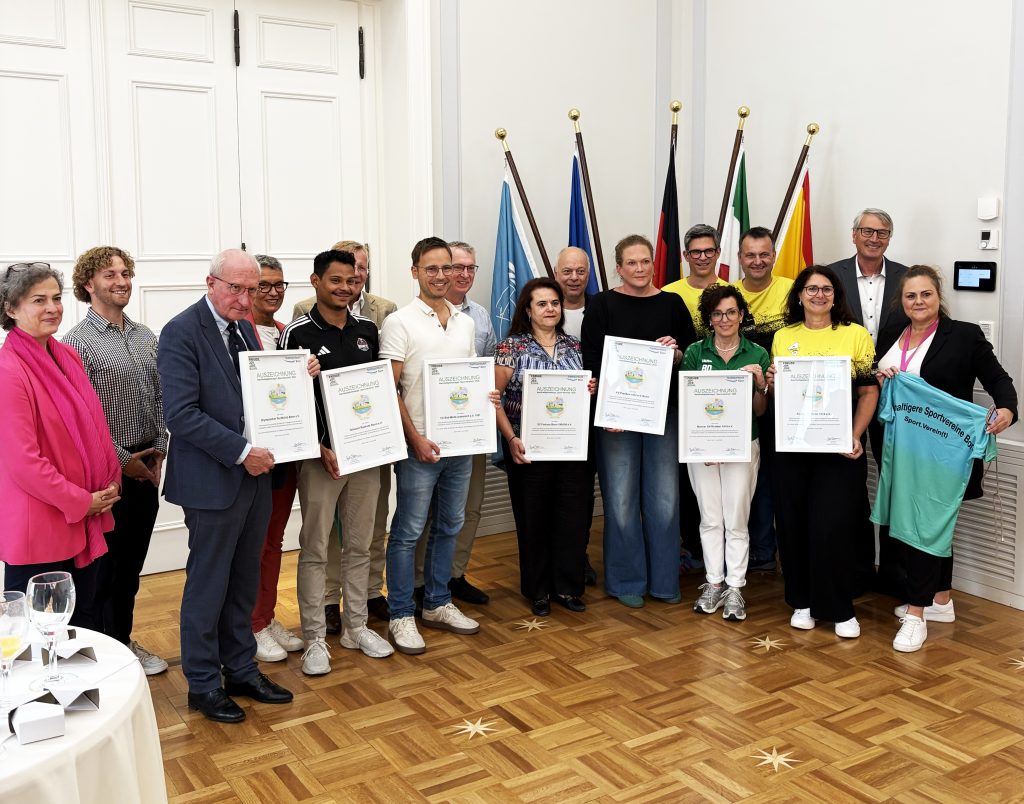 Auszeichnung des FV Preußen Bonn mit dem Nachhaltigkeitssiegel